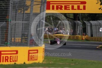 World © Octane Photographic Ltd. Formula 1 - Australian Grand Prix - Practice 1. Esteban Ocon - Sahara Force India VJM10. Albert Park Circuit. Friday 24th March 2017. Digital Ref: 1793LB1D1720