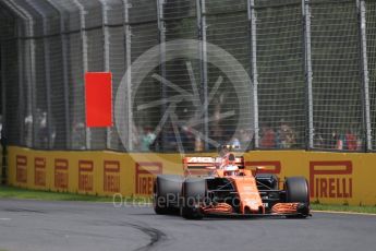World © Octane Photographic Ltd. Formula 1 - Australian Grand Prix - Practice 1. Stoffel Vandoorne - McLaren Honda MCL32. Albert Park Circuit. Friday 24th March 2017. Digital Ref: 1793LB1D1838