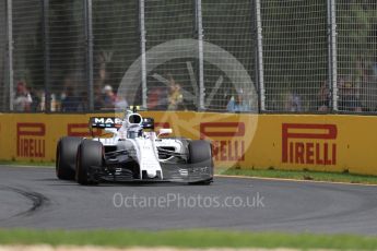 World © Octane Photographic Ltd. Formula 1 - Australian Grand Prix - Practice 1. Lance Stroll - Williams Martini Racing FW40. Albert Park Circuit. Friday 24th March 2017. Digital Ref: 1793LB1D1854