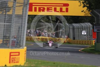 World © Octane Photographic Ltd. Formula 1 - Australian Grand Prix - Practice 1. Esteban Ocon - Sahara Force India VJM10. Albert Park Circuit. Friday 24th March 2017. Digital Ref: 1793LB1D1859