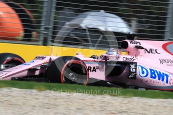 World © Octane Photographic Ltd. Formula 1 - Australian Grand Prix - Practice 1. Sergio Perez - Sahara Force India VJM10. Albert Park Circuit. Friday 24th March 2017. Digital Ref: 1793LB1D1891