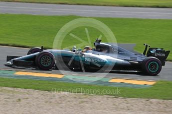 World © Octane Photographic Ltd. Formula 1 - Australian Grand Prix - Practice 1. Lewis Hamilton - Mercedes AMG Petronas F1 W08 EQ Energy+. Albert Park Circuit. Friday 24th March 2017. Digital Ref: 1793LB1D1973