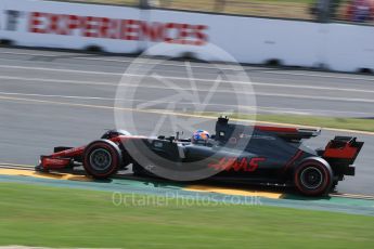 World © Octane Photographic Ltd. Formula 1 - Australian Grand Prix - Practice 1. Romain Grosjean - Haas F1 Team VF-17. Albert Park Circuit. Friday 24th March 2017. Digital Ref: 1793LB1D2075