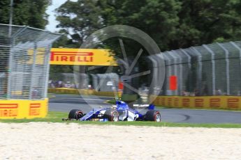 World © Octane Photographic Ltd. Formula 1 - Australian Grand Prix - Practice 1. Pascal Wehrlein – Sauber F1 Team C36. Albert Park Circuit. Friday 24th March 2017. Digital Ref: 1793LB2D4137