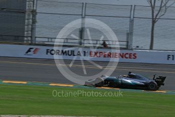 World © Octane Photographic Ltd. Formula 1 - Australian Grand Prix - Practice 1. Lewis Hamilton - Mercedes AMG Petronas F1 W08 EQ Energy+. Albert Park Circuit. Friday 24th March 2017. Digital Ref: 1793LB2D4490