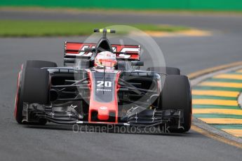 World © Octane Photographic Ltd. Formula 1 - Australian Grand Prix - Practice 2. Kevin Magnussen - Haas F1 Team VF-17. Albert Park Circuit. Friday 24th March 2017. Digital Ref: 1794LB1D2189