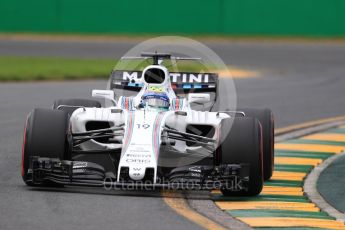 World © Octane Photographic Ltd. Formula 1 - Australian Grand Prix - Practice 2. Felipe Massa - Williams Martini Racing FW40. Albert Park Circuit. Friday 24th March 2017. Digital Ref: 1794LB1D2339