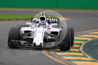 World © Octane Photographic Ltd. Formula 1 - Australian Grand Prix - Practice 2. Lance Stroll - Williams Martini Racing FW40. Albert Park Circuit. Friday 24th March 2017. Digital Ref: 1794LB1D2349