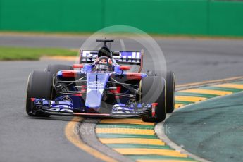 World © Octane Photographic Ltd. Formula 1 - Australian Grand Prix - Practice 2. Daniil Kvyat - Scuderia Toro Rosso STR12. Albert Park Circuit. Friday 24th March 2017. Digital Ref: 1794LB1D2360