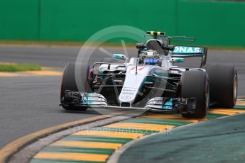 World © Octane Photographic Ltd. Formula 1 - Australian Grand Prix - Practice 2. Valtteri Bottas - Mercedes AMG Petronas F1 W08 EQ Energy+. Albert Park Circuit. Friday 24th March 2017. Digital Ref: 1794LB1D2372