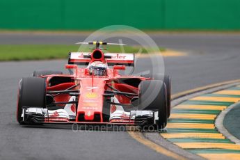 World © Octane Photographic Ltd. Formula 1 - Australian Grand Prix - Practice 2. Kimi Raikkonen - Scuderia Ferrari SF70H. Albert Park Circuit. Friday 24th March 2017. Digital Ref: 1794LB1D2406