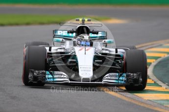 World © Octane Photographic Ltd. Formula 1 - Australian Grand Prix - Practice 2. Valtteri Bottas - Mercedes AMG Petronas F1 W08 EQ Energy+. Albert Park Circuit. Friday 24th March 2017. Digital Ref: 1794LB1D2421