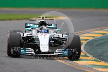 World © Octane Photographic Ltd. Formula 1 - Australian Grand Prix - Practice 2. Valtteri Bottas - Mercedes AMG Petronas F1 W08 EQ Energy+. Albert Park Circuit. Friday 24th March 2017. Digital Ref: 1794LB1D2421