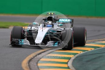 World © Octane Photographic Ltd. Formula 1 - Australian Grand Prix - Practice 2. Valtteri Bottas - Mercedes AMG Petronas F1 W08 EQ Energy+. Albert Park Circuit. Friday 24th March 2017. Digital Ref: 1794LB1D2480