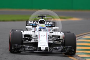 World © Octane Photographic Ltd. Formula 1 - Australian Grand Prix - Practice 2. Felipe Massa - Williams Martini Racing FW40. Albert Park Circuit. Friday 24th March 2017. Digital Ref: 1794LB1D2544