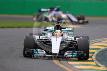 World © Octane Photographic Ltd. Formula 1 - Australian Grand Prix - Practice 2. Lewis Hamilton - Mercedes AMG Petronas F1 W08 EQ Energy+. Albert Park Circuit. Friday 24th March 2017. Digital Ref: 1794LB1D2589