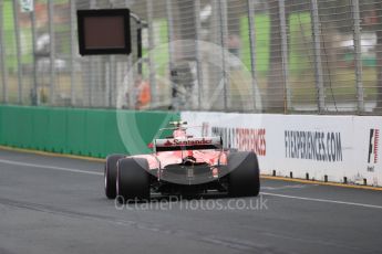 World © Octane Photographic Ltd. Formula 1 - Australian Grand Prix - Practice 2. Kimi Raikkonen - Scuderia Ferrari SF70H. Albert Park Circuit. Friday 24th March 2017. Digital Ref: 1794LB1D2775