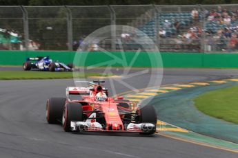 World © Octane Photographic Ltd. Formula 1 - Australian Grand Prix - Practice 2. Sebastian Vettel - Scuderia Ferrari SF70H. Albert Park Circuit. Friday 24th March 2017. Digital Ref: 1794LB2D4604