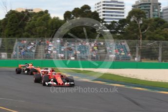 World © Octane Photographic Ltd. Formula 1 - Australian Grand Prix - Practice 2. Kimi Raikkonen - Scuderia Ferrari SF70H. Albert Park Circuit. Friday 24th March 2017. Digital Ref: 1794LB2D4788