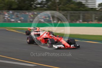 World © Octane Photographic Ltd. Formula 1 - Australian Grand Prix - Practice 2. Kimi Raikkonen - Scuderia Ferrari SF70H. Albert Park Circuit. Friday 24th March 2017. Digital Ref: 1794LB2D4792