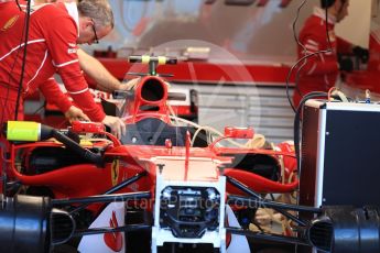 World © Octane Photographic Ltd. Formula 1 - Australian Grand Prix - Pit Lane. Scuderia Ferrari SF70H. Albert Park Circuit. Friday 24th March 2017. Digital Ref: 1792LB1D0187