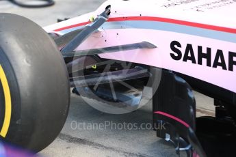 World © Octane Photographic Ltd. Formula 1 - Australian Grand Prix - Pit Lane. Sahara Force India VJM10. Albert Park Circuit. Friday 24th March 2017. Digital Ref: 1792LB1D0206