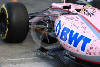 World © Octane Photographic Ltd. Formula 1 - Australian Grand Prix - Pit Lane. Sahara Force India VJM10. Albert Park Circuit. Friday 24th March 2017. Digital Ref: 1792LB1D0223