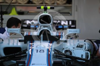 World © Octane Photographic Ltd. Formula 1 - Australian Grand Prix - Pit Lane. Williams Martini Racing FW40. Albert Park Circuit. Friday 24th March 2017. Digital Ref: 1792LB1D0243