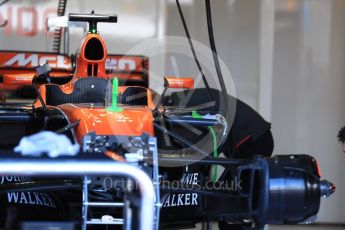 World © Octane Photographic Ltd. Formula 1 - Australian Grand Prix - Pit Lane. McLaren Honda MCL32. Albert Park Circuit. Friday 24th March 2017. Digital Ref: 1792LB1D0284