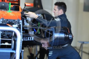 World © Octane Photographic Ltd. Formula 1 - Australian Grand Prix - Pit Lane. McLaren Honda MCL32. Albert Park Circuit. Friday 24th March 2017. Digital Ref: 1792LB1D0295