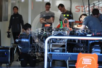 World © Octane Photographic Ltd. Formula 1 - Australian Grand Prix - Pit Lane. McLaren Honda MCL32. Albert Park Circuit. Friday 24th March 2017. Digital Ref: 1792LB1D0312