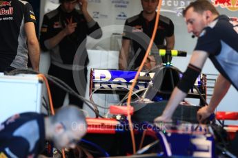 World © Octane Photographic Ltd. Formula 1 - Australian Grand Prix - Pit Lane. Scuderia Toro Rosso STR12. Albert Park Circuit. Friday 24th March 2017. Digital Ref: 1792LB1D0332