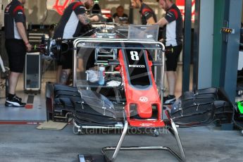 World © Octane Photographic Ltd. Formula 1 - Australian Grand Prix - Pit Lane. Haas F1 Team VF-17. Albert Park Circuit. Friday 24th March 2017. Digital Ref: 1792LB1D0365