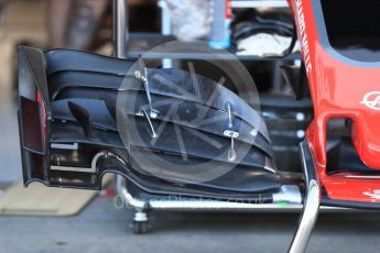 World © Octane Photographic Ltd. Formula 1 - Australian Grand Prix - Pit Lane. Haas F1 Team VF-17. Albert Park Circuit. Friday 24th March 2017. Digital Ref: 1792LB1D0370