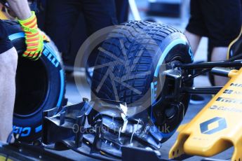 World © Octane Photographic Ltd. Formula 1 - Australian Grand Prix - Pit Lane. Renault Sport F1 Team R.S.17. Albert Park Circuit. Friday 24th March 2017. Digital Ref: 1792LB1D0469