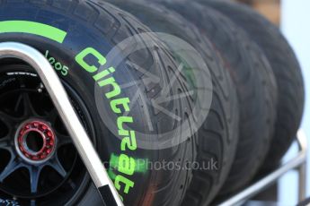 World © Octane Photographic Ltd. Formula 1 - Australian Grand Prix - Pit Lane. Tyres. Albert Park Circuit. Friday 24th March 2017. Digital Ref: 1792LB1D0490