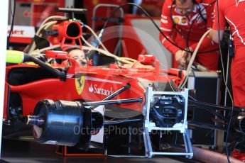 World © Octane Photographic Ltd. Formula 1 - Australian Grand Prix - Pit Lane. Scuderia Ferrari SF70H. Albert Park Circuit. Friday 24th March 2017. Digital Ref: 1792LB1D0641