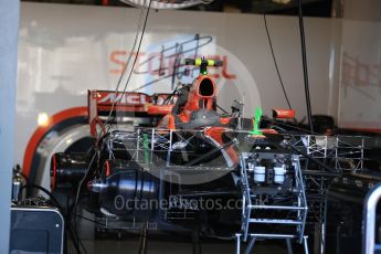 World © Octane Photographic Ltd. Formula 1 - Australian Grand Prix - Pit Lane. McLaren Honda MCL32. Albert Park Circuit. Friday 24th March 2017. Digital Ref: 1792LB1D0707