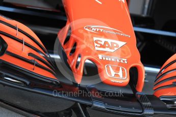 World © Octane Photographic Ltd. Formula 1 - Australian Grand Prix - Pit Lane. McLaren Honda MCL32. Albert Park Circuit. Friday 24th March 2017. Digital Ref: 1792LB1D0721