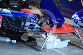 World © Octane Photographic Ltd. Formula 1 - Australian Grand Prix - Pit Lane. Scuderia Toro Rosso STR12. Albert Park Circuit. Friday 24th March 2017. Digital Ref: 1792LB1D0728