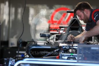 World © Octane Photographic Ltd. Formula 1 - Australian Grand Prix - Pit Lane. Haas F1 Team VF-17. Albert Park Circuit. Friday 24th March 2017. Digital Ref: 1792LB1D0738