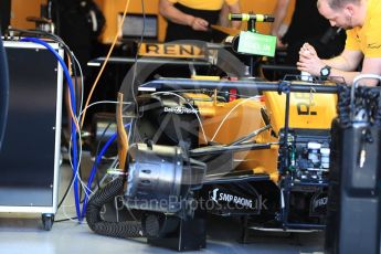 World © Octane Photographic Ltd. Formula 1 - Australian Grand Prix - Pit Lane. Renault Sport F1 Team R.S.17. Albert Park Circuit. Friday 24th March 2017. Digital Ref: 1792LB1D0745