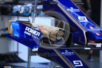 World © Octane Photographic Ltd. Formula 1 - Australian Grand Prix - Pit Lane. Sauber F1 Team C36. Albert Park Circuit. Friday 24th March 2017. Digital Ref: 1792LB1D0808