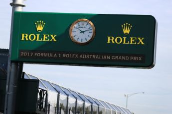 World © Octane Photographic Ltd. Formula 1 - Australian Grand Prix - Pit Lane. Albert Park Circuit. Friday 24th March 2017. Digital Ref: 1792LB1D0901