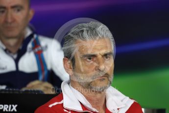 World © Octane Photographic Ltd. Formula 1 - Australian Grand Prix - FIA Team Press Conference. Maurizio Arrivabene – Managing Director and Team Principal of Scuderia Ferrari. Albert Park Circuit. Friday 24th March 2017. Digital Ref: 1795LB1D2810