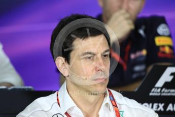 World © Octane Photographic Ltd. Formula 1 - Australian Grand Prix - FIA Team Press Conference. Toto Wolff - Executive Director & Head of Mercedes-Benz Motorsport. Albert Park Circuit. Friday 24th March 2017. Digital Ref: 1795LB1D2820