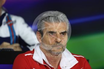 World © Octane Photographic Ltd. Formula 1 - Australian Grand Prix - FIA Team Press Conference. Maurizio Arrivabene – Managing Director and Team Principal of Scuderia Ferrari. Albert Park Circuit. Friday 24th March 2017. Digital Ref: 1795LB1D2830