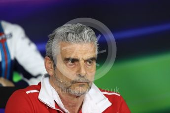 World © Octane Photographic Ltd. Formula 1 - Australian Grand Prix - FIA Team Press Conference. Maurizio Arrivabene – Managing Director and Team Principal of Scuderia Ferrari. Albert Park Circuit. Friday 24th March 2017. Digital Ref: 1795LB1D2856