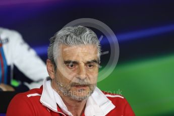 World © Octane Photographic Ltd. Formula 1 - Australian Grand Prix - FIA Team Press Conference. Maurizio Arrivabene – Managing Director and Team Principal of Scuderia Ferrari. Albert Park Circuit. Friday 24th March 2017. Digital Ref: 1795LB1D2861