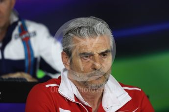 World © Octane Photographic Ltd. Formula 1 - Australian Grand Prix - FIA Team Press Conference. Maurizio Arrivabene – Managing Director and Team Principal of Scuderia Ferrari. Albert Park Circuit. Friday 24th March 2017. Digital Ref: 1795LB1D2918